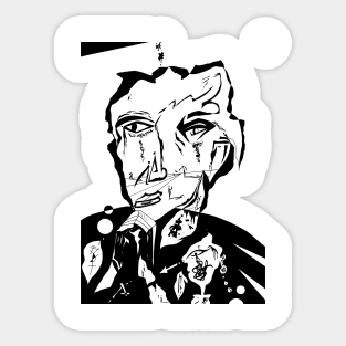 The thinker Sticker